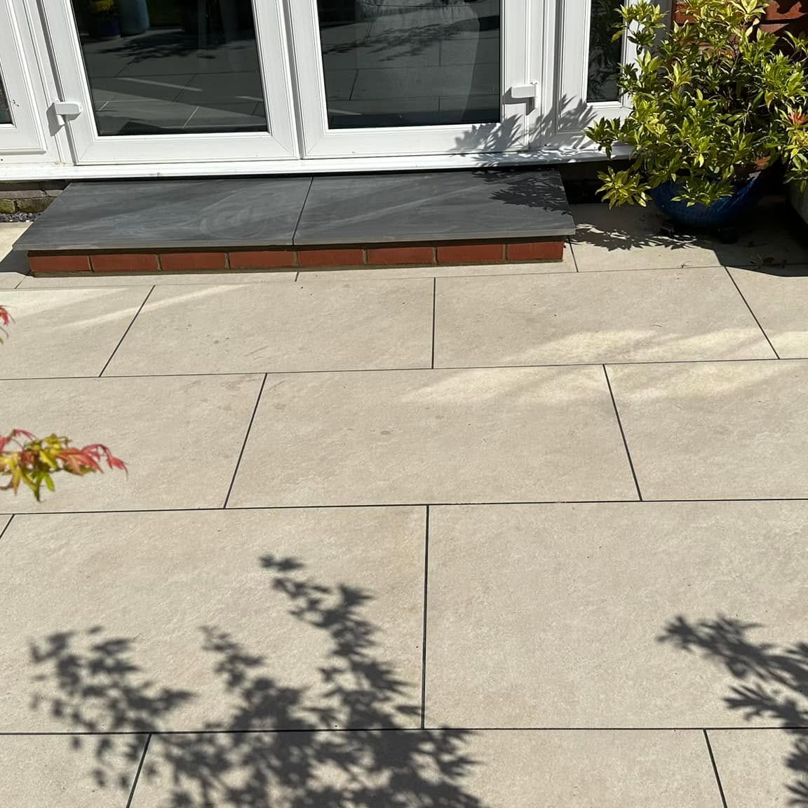 Patio and doorstep detail